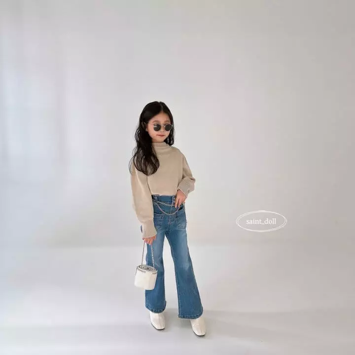 Saint Doll - Korean Children Fashion - #kidzfashiontrend - Puff Knit Tee - 12
