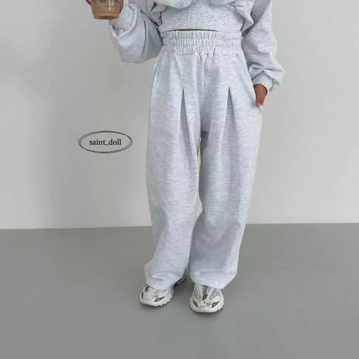 Saint Doll - Korean Children Fashion - #kidzfashiontrend - Front Wrinkle Pants with Mom - 8
