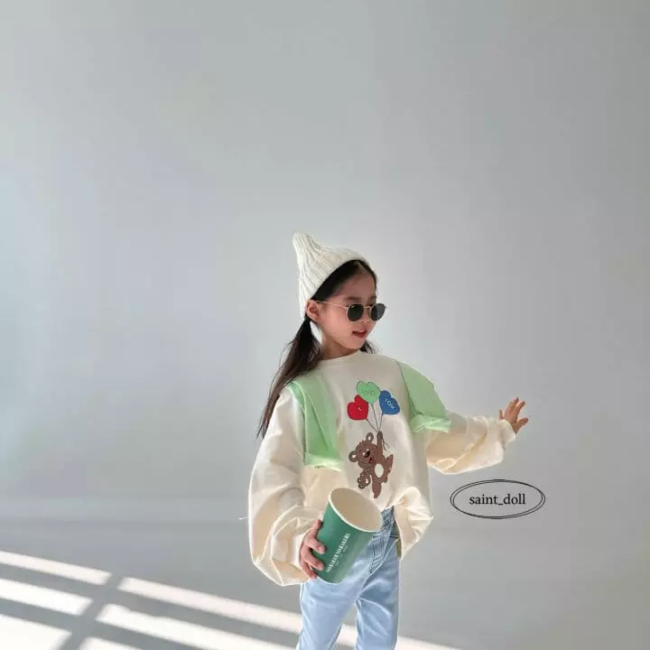 Saint Doll - Korean Children Fashion - #magicofchildhood - Balloon Bear Sweatshirt - 7