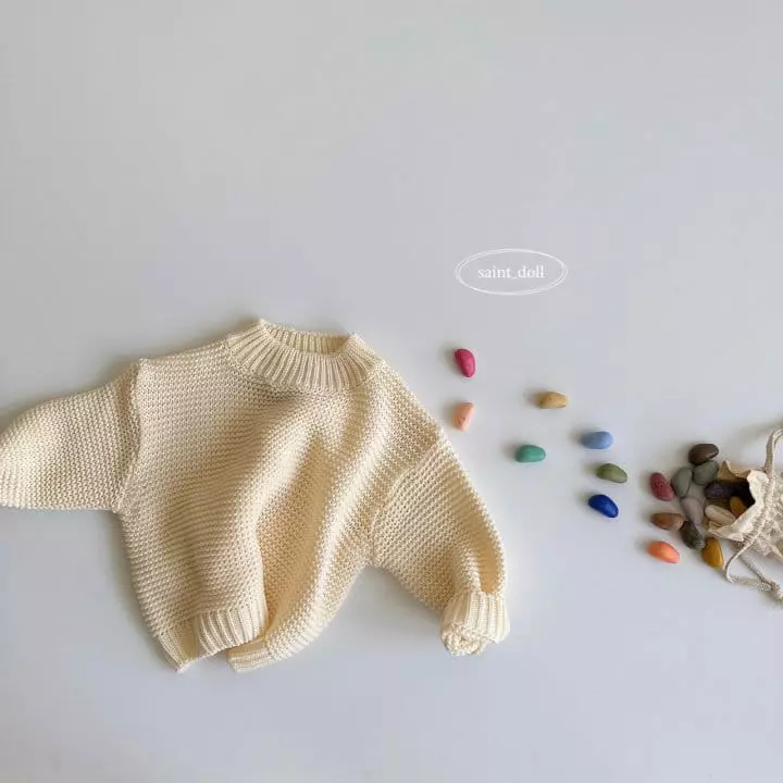 Saint Doll - Korean Children Fashion - #minifashionista - Pastel Knit Tee
