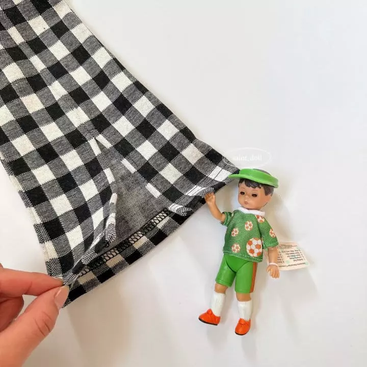 Saint Doll - Korean Children Fashion - #minifashionista - Check Pants - 3