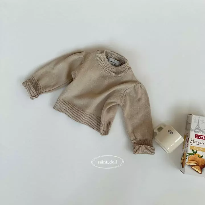 Saint Doll - Korean Children Fashion - #prettylittlegirls - Puff Knit Tee