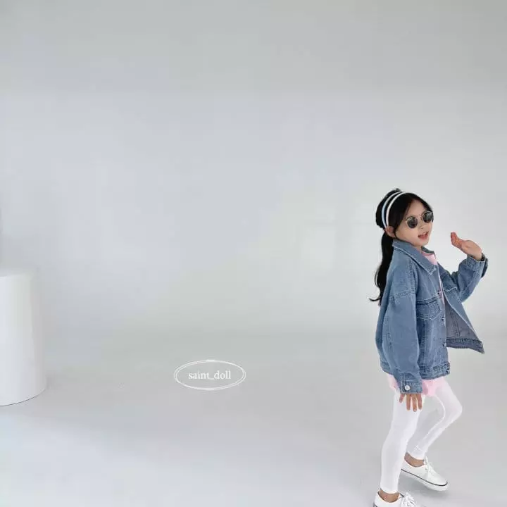 Saint Doll - Korean Children Fashion - #prettylittlegirls - Vintage Denim Jacket - 2