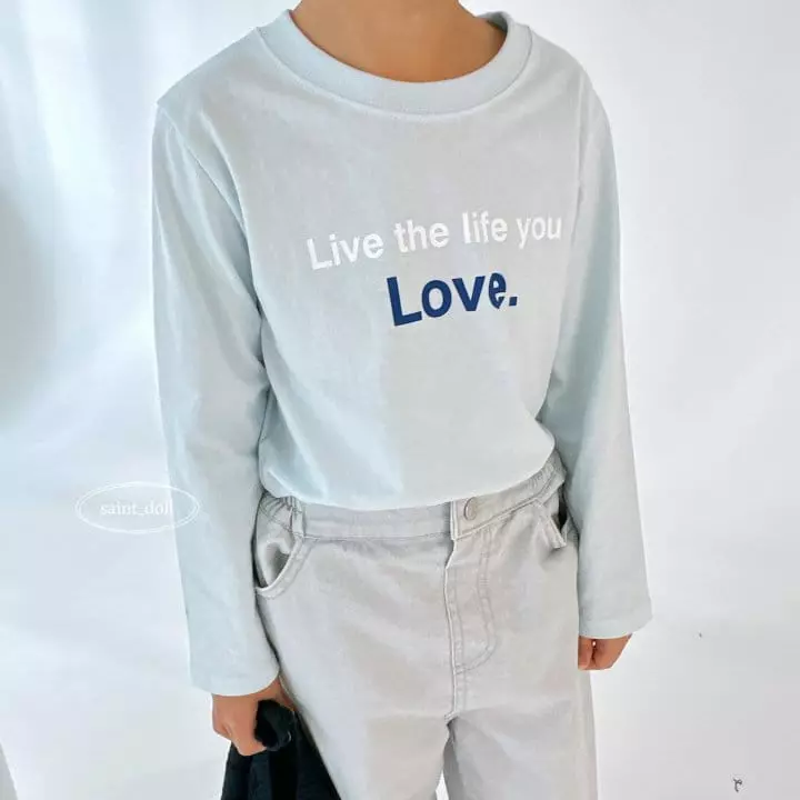 Saint Doll - Korean Children Fashion - #stylishchildhood - Lettering Tee - 10