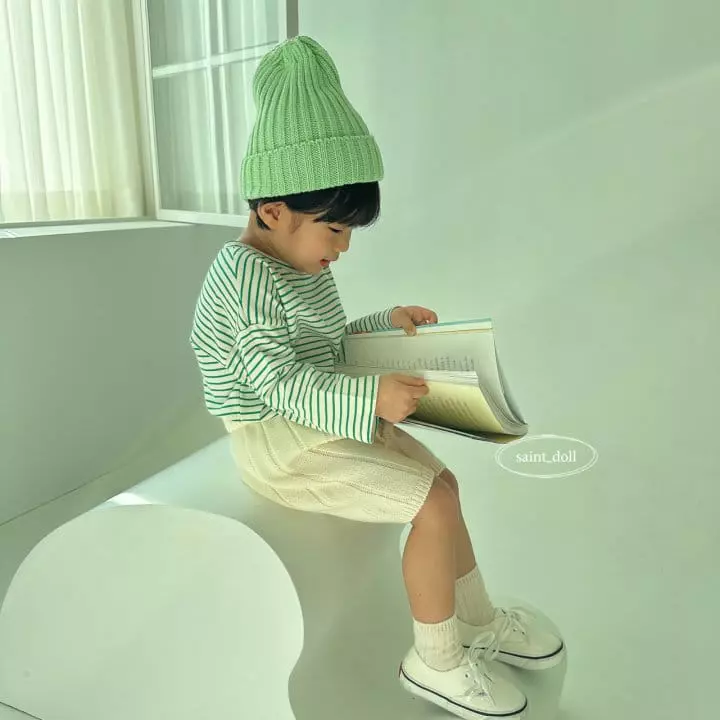 Saint Doll - Korean Children Fashion - #todddlerfashion - Stripes Tee - 7