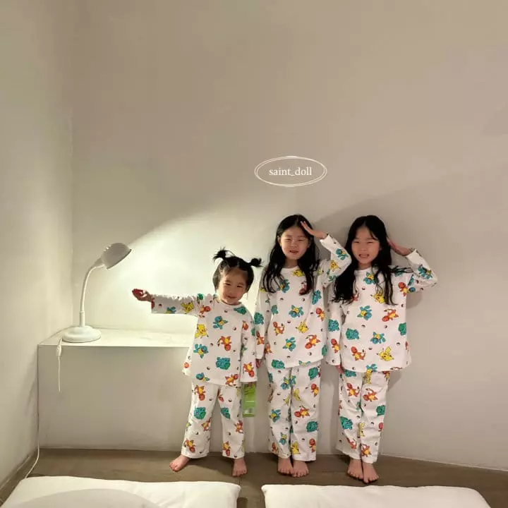 Saint Doll - Korean Children Fashion - #todddlerfashion - Pika Top Bottom Set - 7