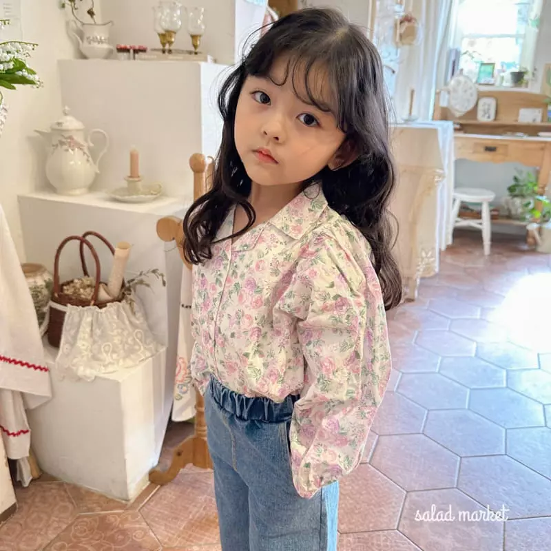 Salad Market - Korean Children Fashion - #childofig - Garden Blouse - 7