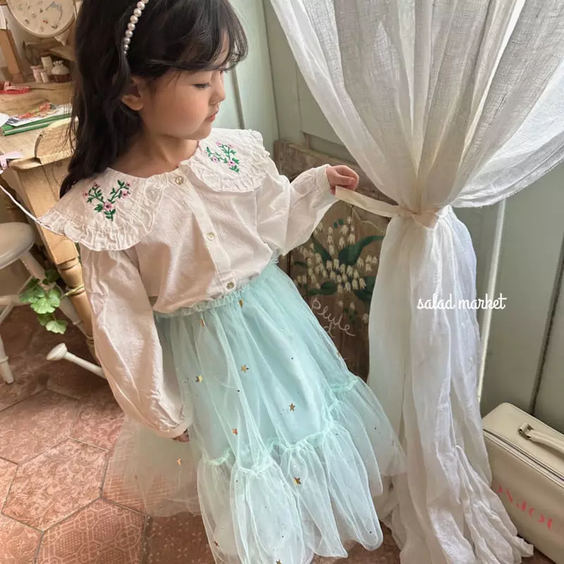 Salad Market - Korean Children Fashion - #childofig - Pioni Blouse - 6