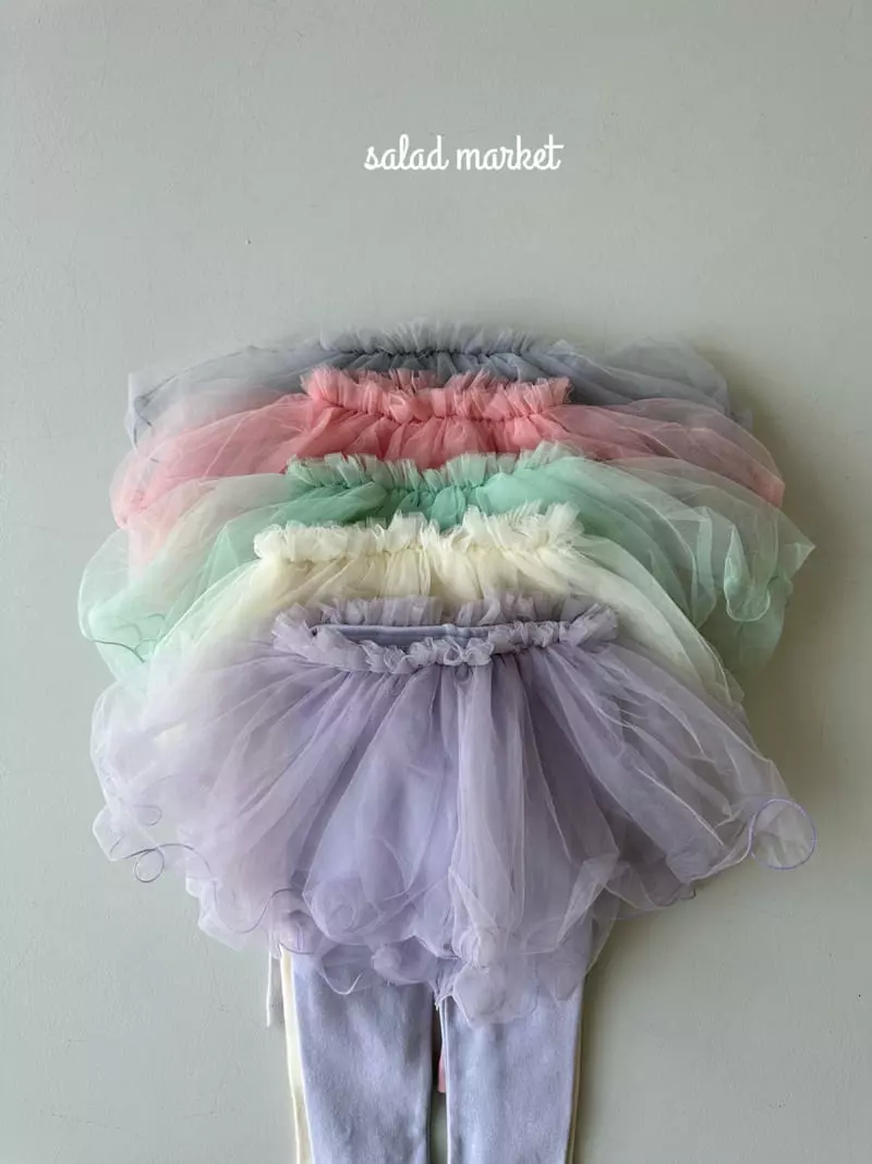 Salad Market - Korean Children Fashion - #childofig - Spring Darling Tutu Skirt Leggings