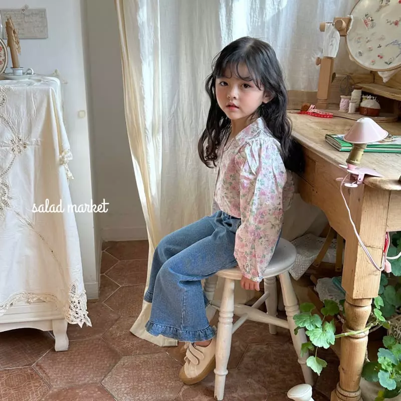 Salad Market - Korean Children Fashion - #childrensboutique - Garden Blouse - 8