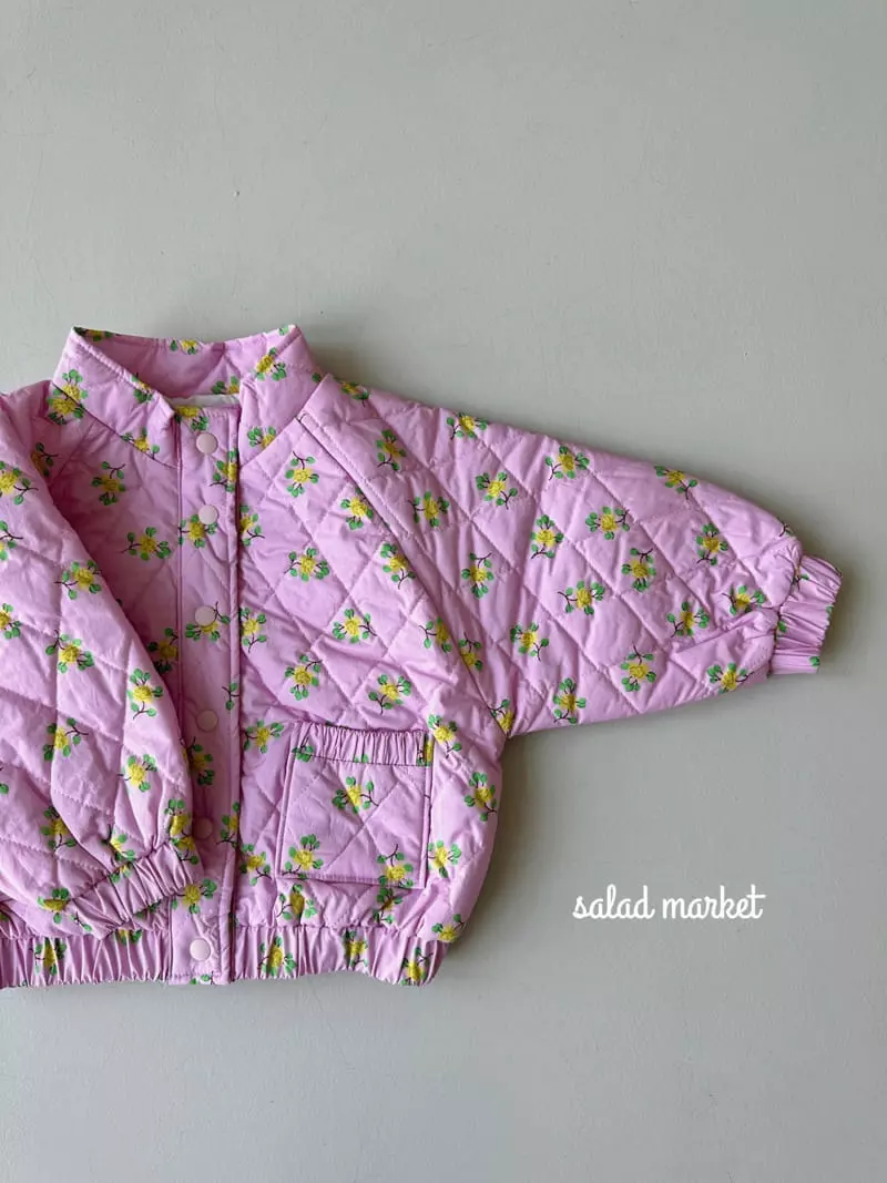 Salad Market - Korean Children Fashion - #childrensboutique - Mone Quilting Jumper - 6
