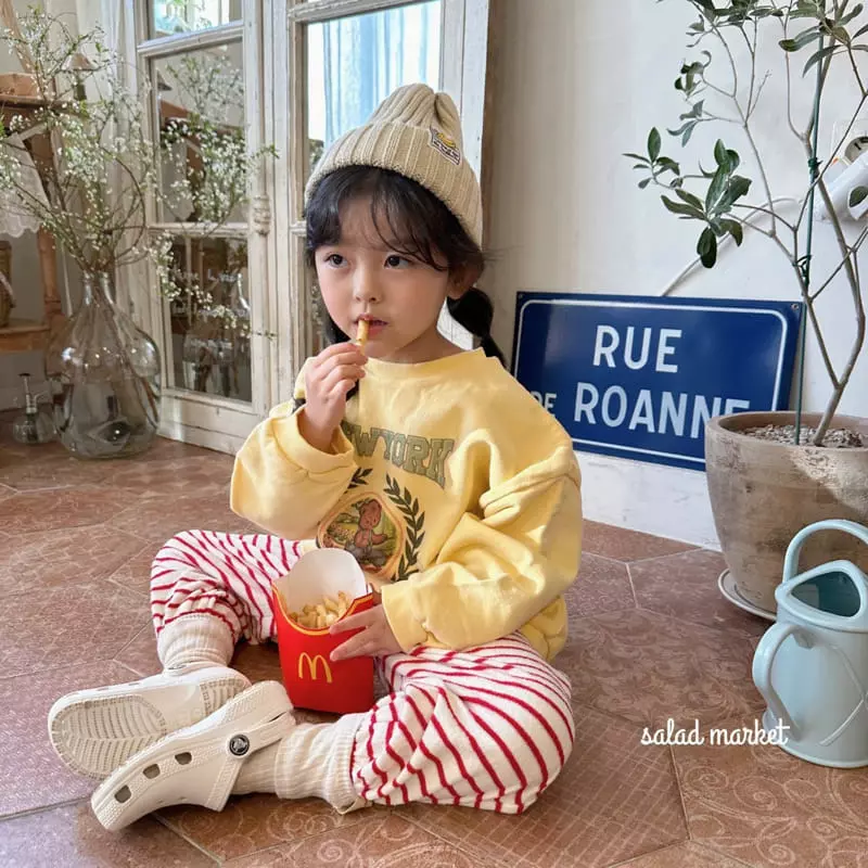 Salad Market - Korean Children Fashion - #designkidswear - New York Sweatshirt - 12