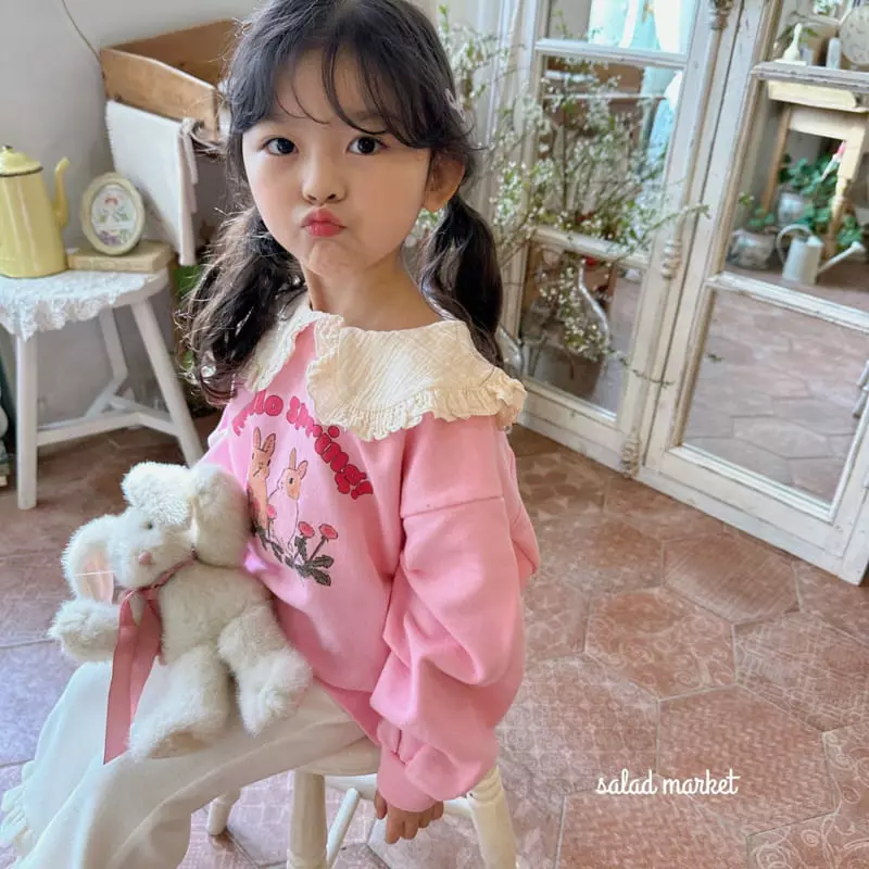Salad Market - Korean Children Fashion - #designkidswear - Spring Collar Sweatshirt - 11