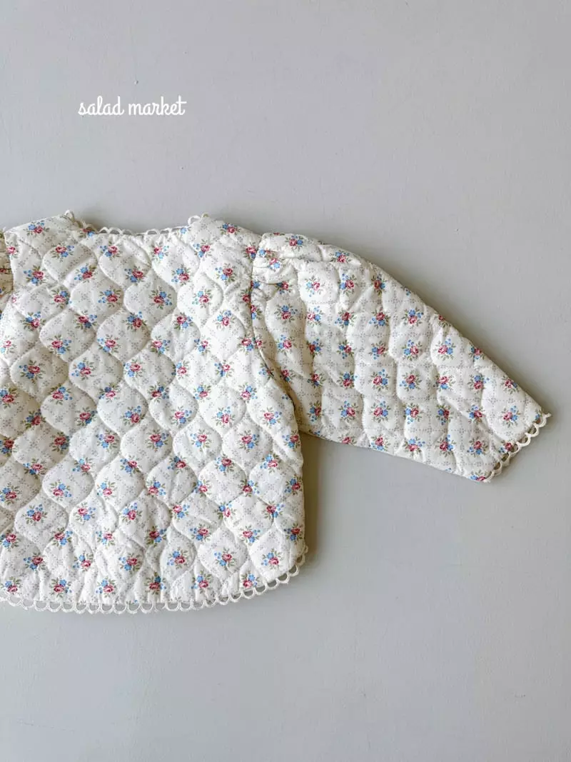 Salad Market - Korean Children Fashion - #designkidswear - Lavendar Quilting Jacket - 6