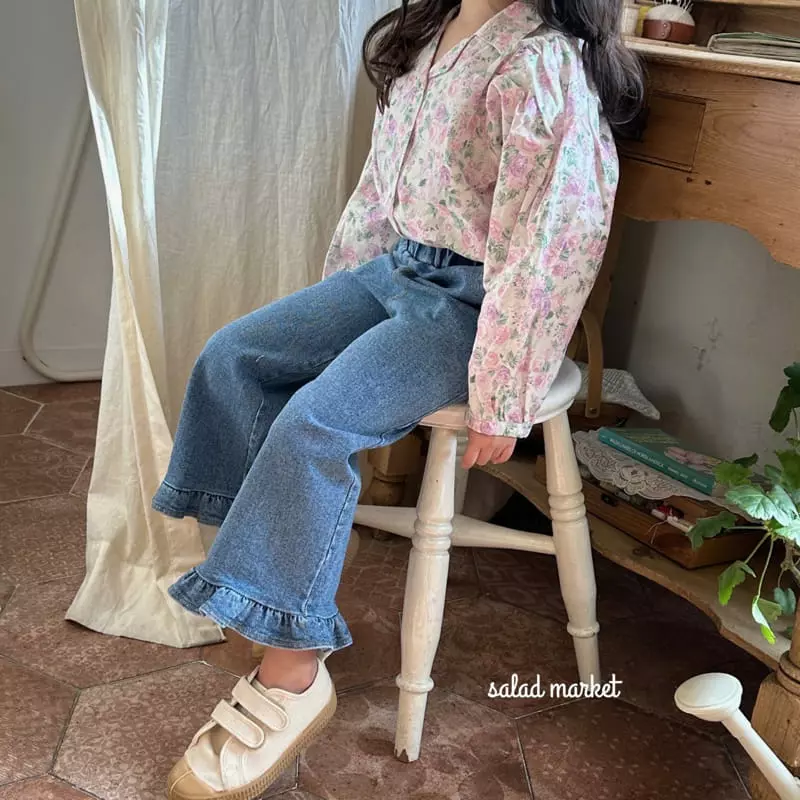 Salad Market - Korean Children Fashion - #discoveringself - Garden Blouse - 10