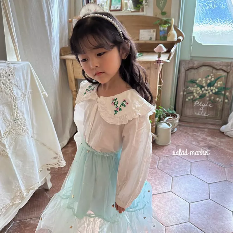 Salad Market - Korean Children Fashion - #discoveringself - Pioni Blouse - 9