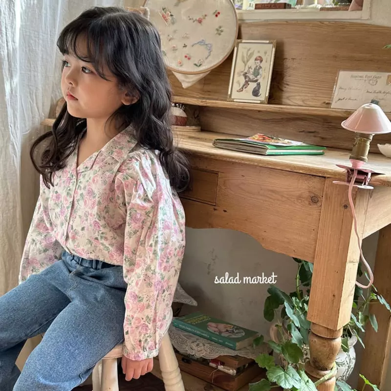 Salad Market - Korean Children Fashion - #fashionkids - Garden Blouse - 11