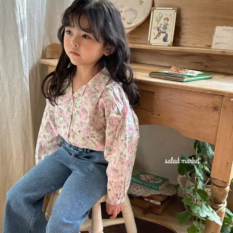Salad Market - Korean Children Fashion - #kidsshorts - Garden Blouse - 12