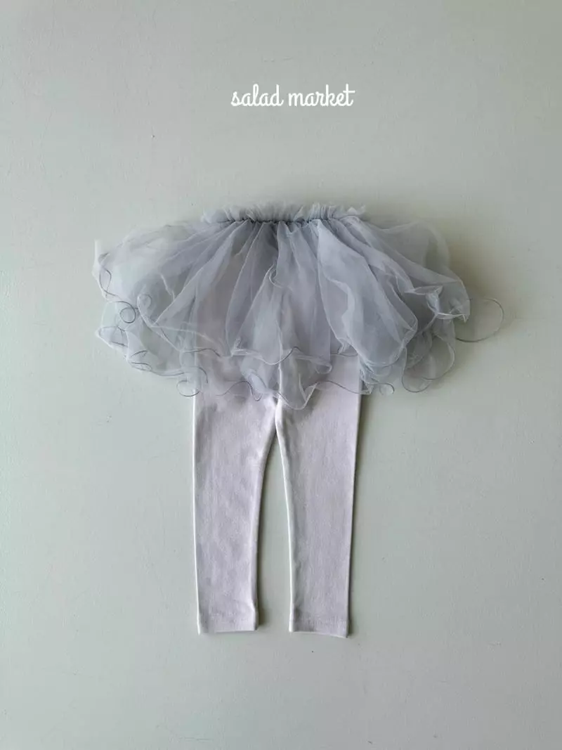 Salad Market - Korean Children Fashion - #kidsshorts - Spring Darling Tutu Skirt Leggings - 6