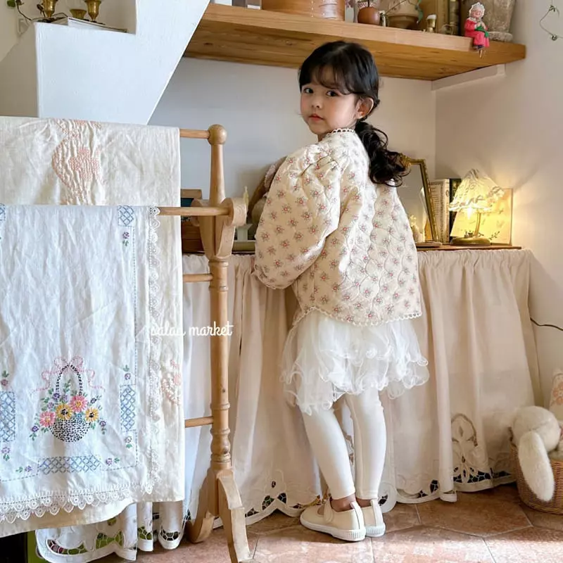 Salad Market - Korean Children Fashion - #kidsstore - Lavendar Quilting Jacket - 10