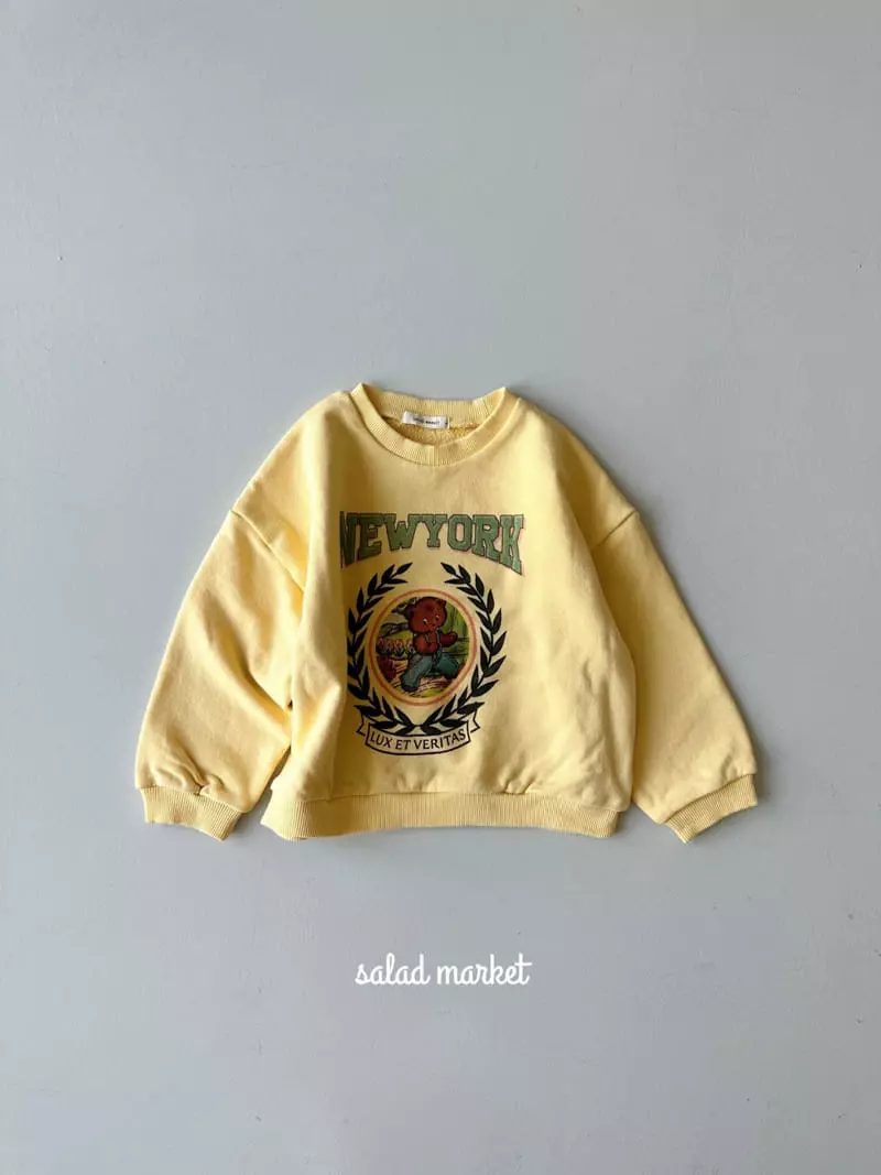 Salad Market - Korean Children Fashion - #minifashionista - New York Sweatshirt - 5