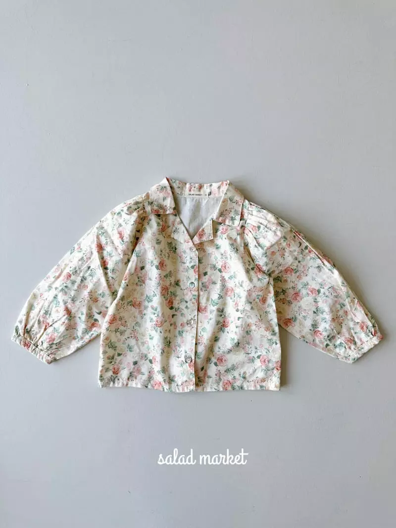 Salad Market - Korean Children Fashion - #minifashionista - Garden Blouse - 2