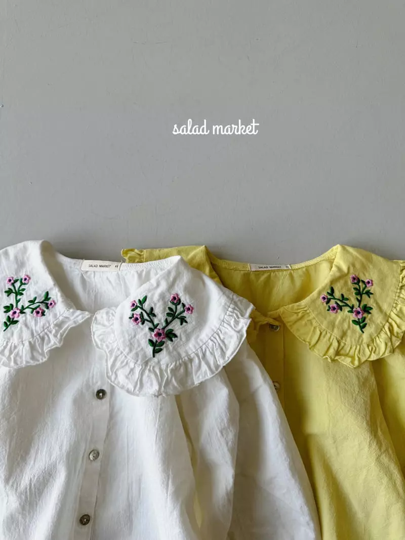 Salad Market - Korean Children Fashion - #minifashionista - Pioni Blouse