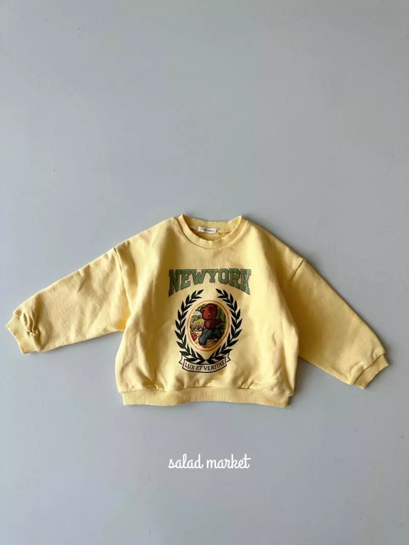Salad Market - Korean Children Fashion - #prettylittlegirls - New York Sweatshirt - 6