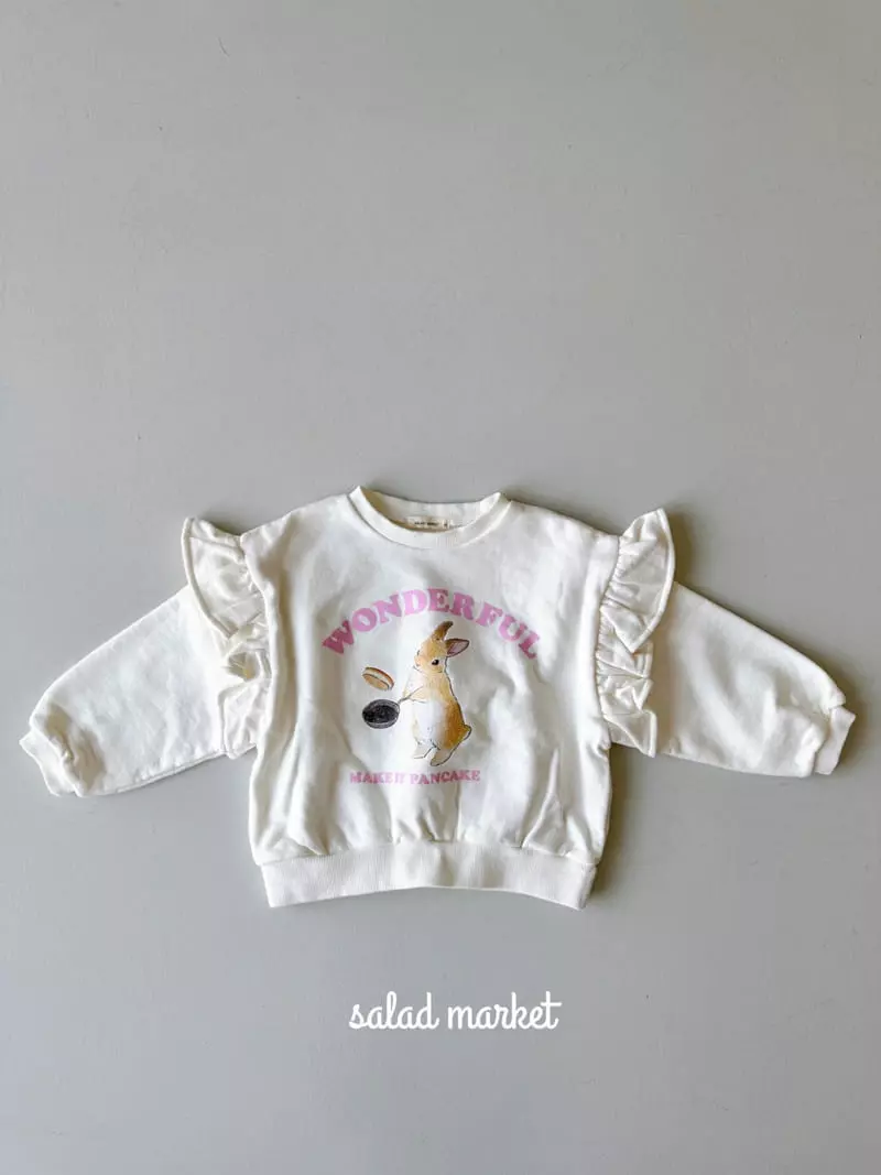 Salad Market - Korean Children Fashion - #minifashionista - Cooking Rabbit Sweatshirt - 4