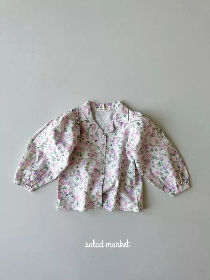 Salad Market - Korean Children Fashion - #prettylittlegirls - Garden Blouse - 3