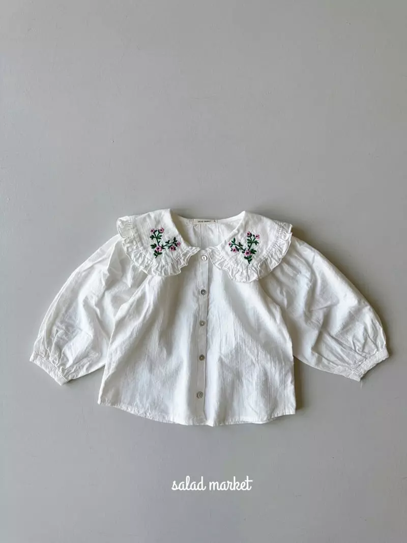 Salad Market - Korean Children Fashion - #prettylittlegirls - Pioni Blouse - 2