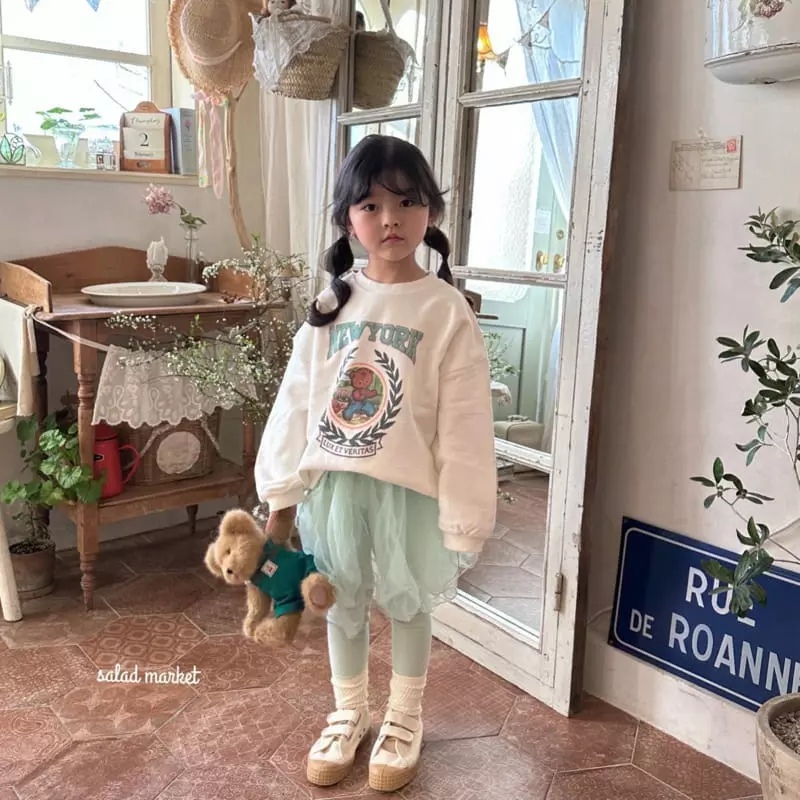 Salad Market - Korean Children Fashion - #todddlerfashion - New York Sweatshirt - 7