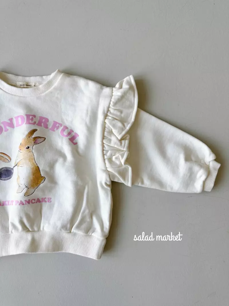 Salad Market - Korean Children Fashion - #todddlerfashion - Cooking Rabbit Sweatshirt - 5