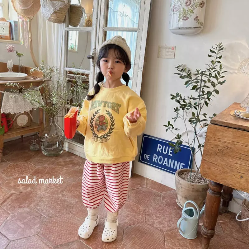 Salad Market - Korean Children Fashion - #toddlerclothing - Lulu Terry Pants - 12