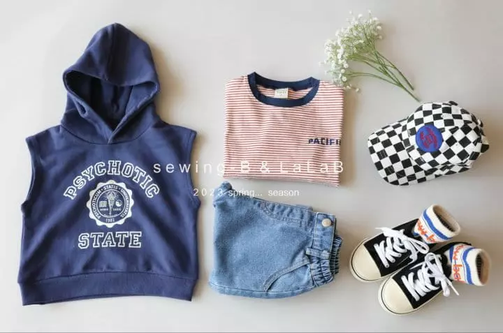 Sewing B - Korean Children Fashion - #designkidswear - Hoody Vest
