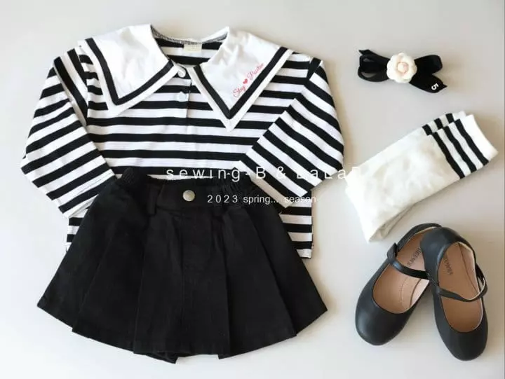 Sewing B - Korean Children Fashion - #discoveringself - Benny Wrinkle Skirt Shorts - 7