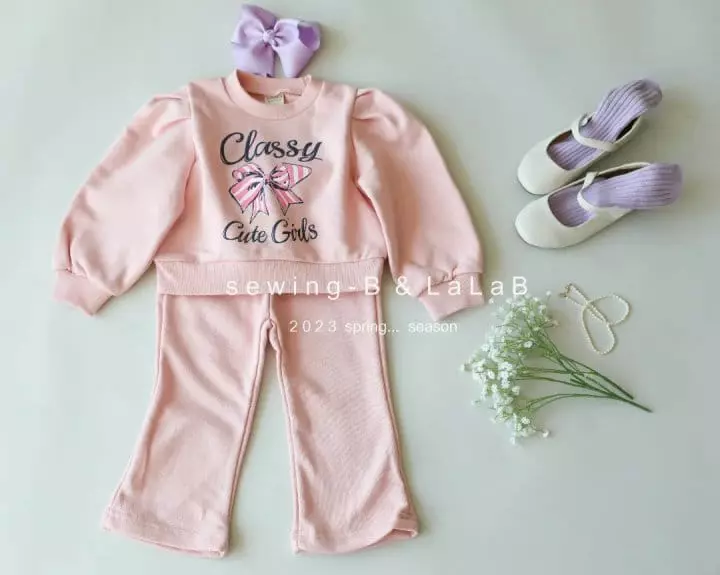 Sewing B - Korean Children Fashion - #fashionkids - Ribbon Top Bottom Set