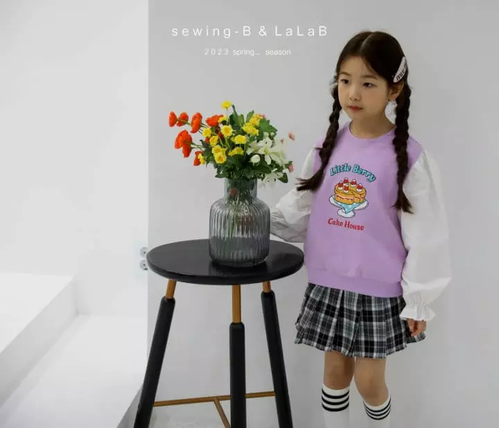 Sewing B - Korean Children Fashion - #kidsstore - Cake Sweatshirt - 7