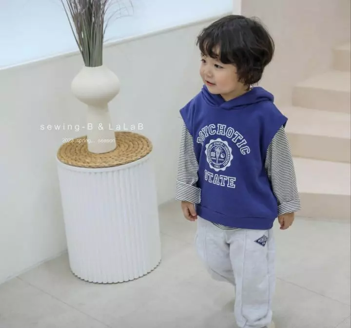 Sewing B - Korean Children Fashion - #kidzfashiontrend - Hoody Vest - 6