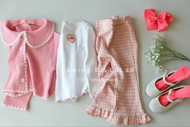 Sewing B - Korean Children Fashion - #littlefashionista - Lover Terry Tee - 5