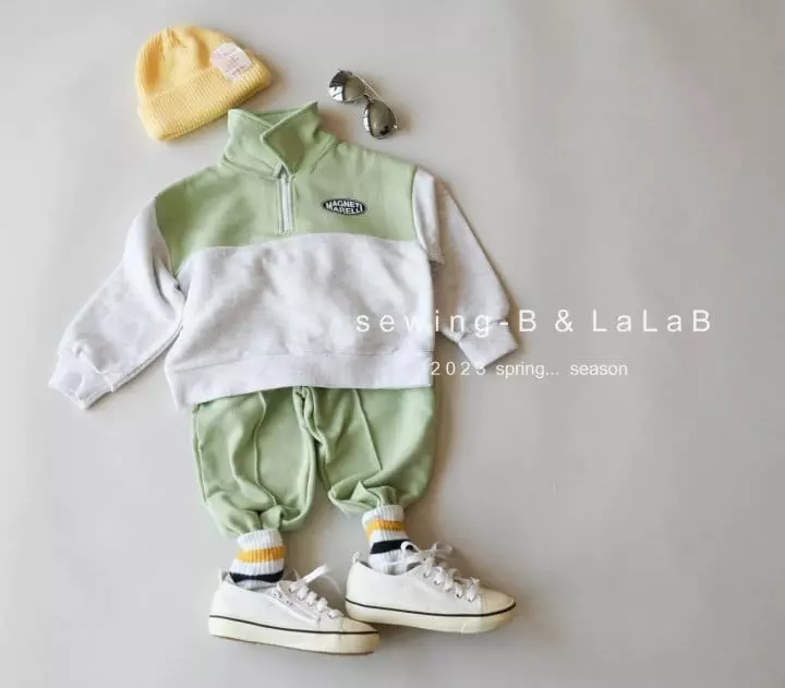 Sewing B - Korean Children Fashion - #littlefashionista - Magent Zip-up - 2