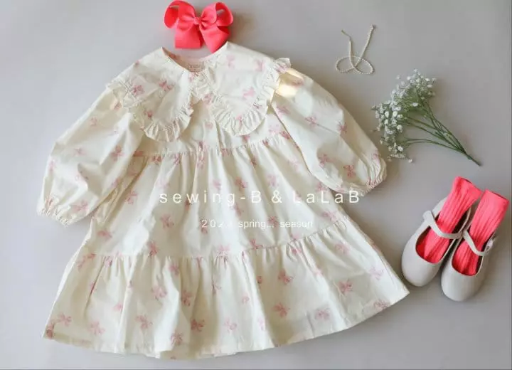 Sewing B - Korean Children Fashion - #magicofchildhood - Ribbon One-piece - 2