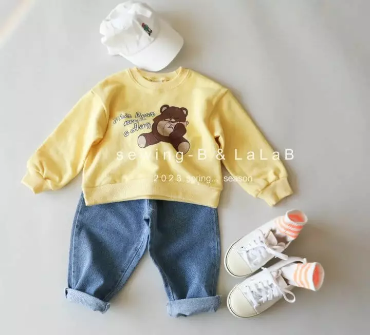 Sewing B - Korean Children Fashion - #magicofchildhood - Bear Sweatshirt - 2