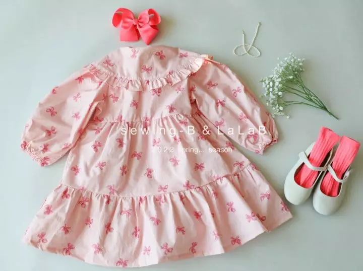 Sewing B - Korean Children Fashion - #minifashionista - Ribbon One-piece - 3