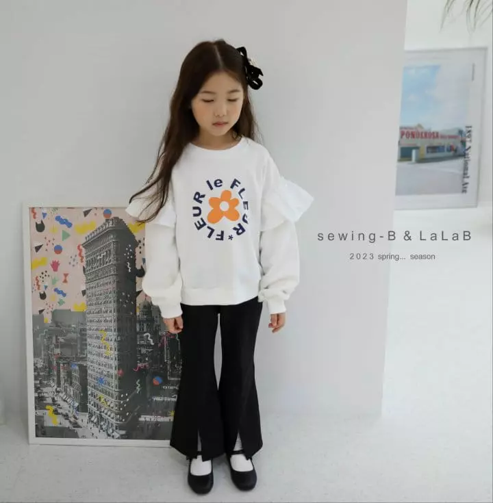 Sewing B - Korean Children Fashion - #todddlerfashion - Ruffler Sweatshirt - 8