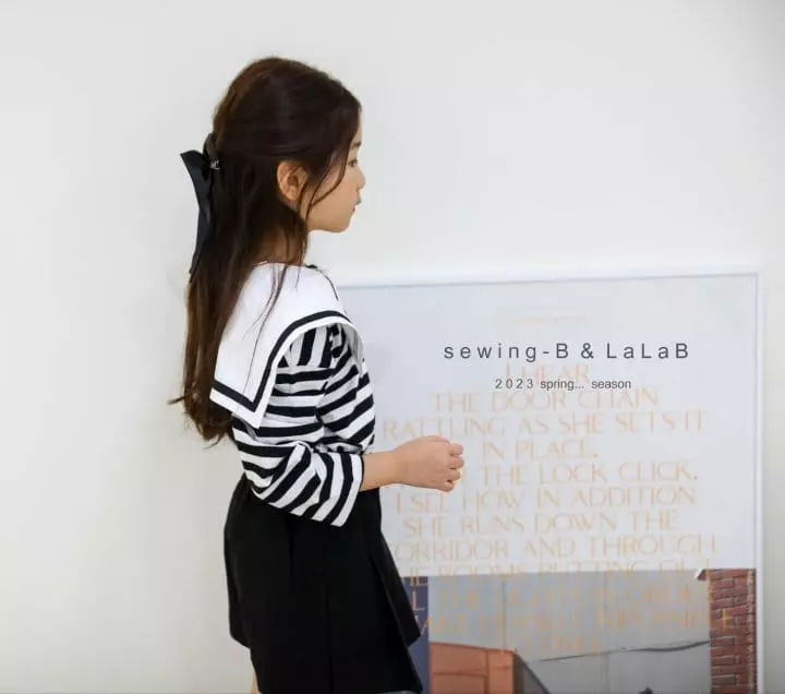 Sewing B - Korean Children Fashion - #todddlerfashion - Big Collar Tee - 3