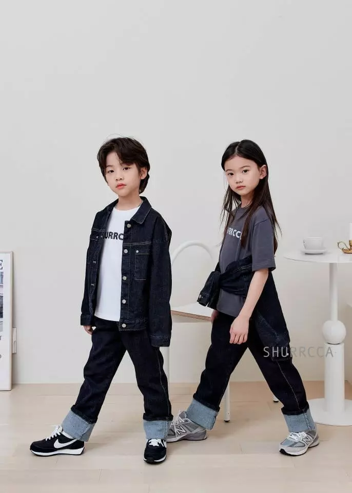 Shurrcca - Korean Children Fashion - #childrensboutique - Real Denim Jacket