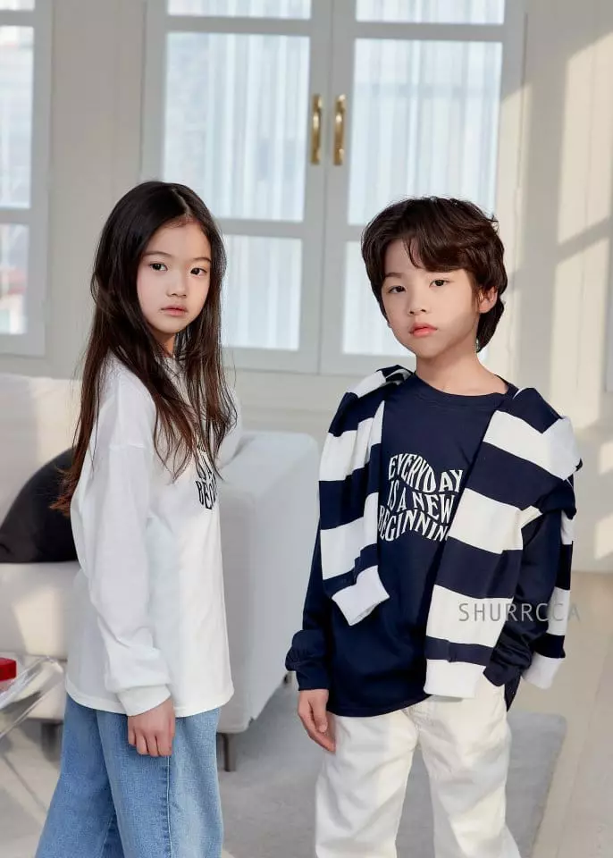 Shurrcca - Korean Children Fashion - #discoveringself - Beggings Tee - 9