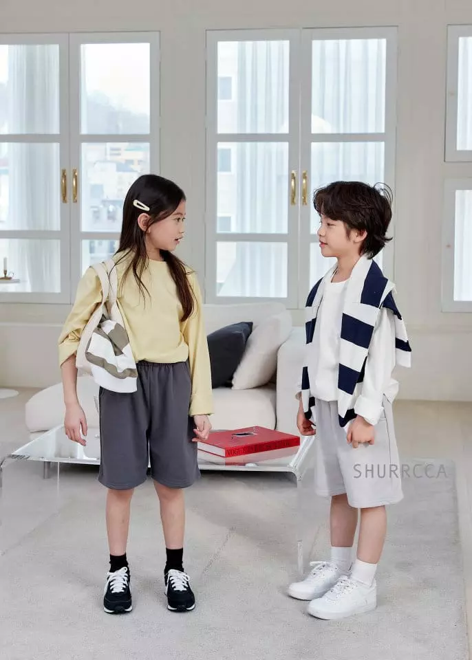 Shurrcca - Korean Children Fashion - #kidsshorts - Cozy Tee - 6