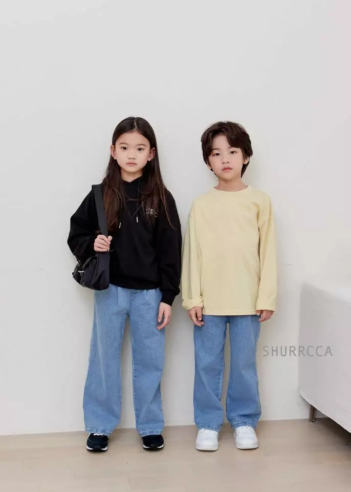 Shurrcca - Korean Children Fashion - #littlefashionista - 102 Wide Jeans - 2